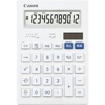 電卓 卓上 抗菌 Canon