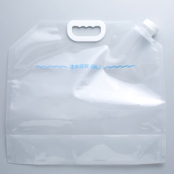 防災用薄型ウォーターバッグ9L スマイルキッズ