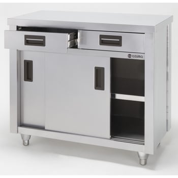 ステンレス片面引出し付保管庫 アズマ