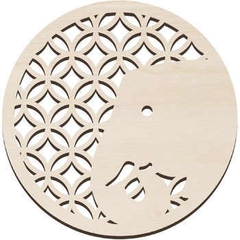 木製コースター Φ100mm アーテック[学校教材・教育玩具]