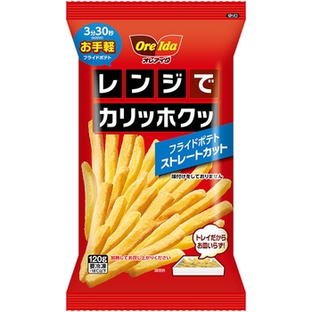 [冷凍]レンジでカリッホクッフライドポテトストレートカット ハインツ日本
