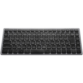 テンキーレス ワイヤレスキーボード Bluetooth & 無線2.4GHz両対応 日本語配列 超薄型 充電式 Precisionist エレコム