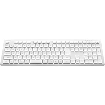 フルサイズ ワイヤレスキーボード Bluetooth & 無線2.4GHz両対応 日本語配列 超薄型 充電式 Precisionist エレコム