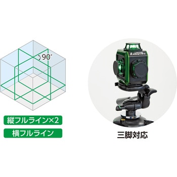 レーザーロボ Xline MINI グリーン シンワ測定