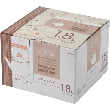 アミュレット IH対応ホーローケトル パール金属