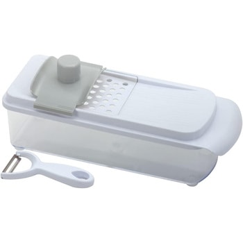 Simplice ワイド4プレート野菜調理器セット(ピーラー付) パール金属