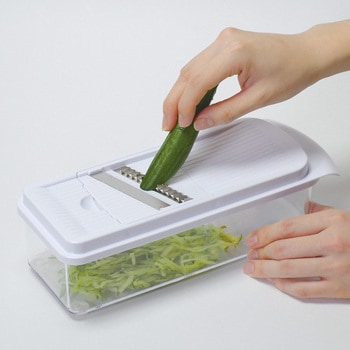 Simplice ワイド4プレート野菜調理器セット(ピーラー付) パール金属