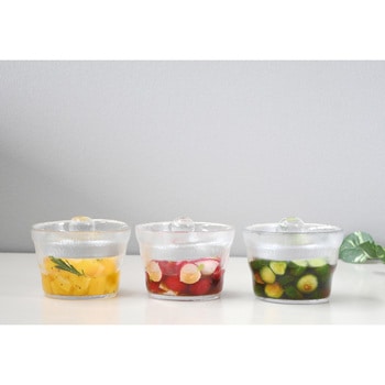 ピクレール ガラス製浅漬け容器 パール金属