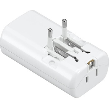 海外用マルチ変換プラグPD20W付白 YAZAWA(ヤザワコーポレーション)