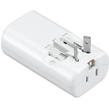 海外用マルチ変換プラグPD20W付白 YAZAWA(ヤザワコーポレーション)