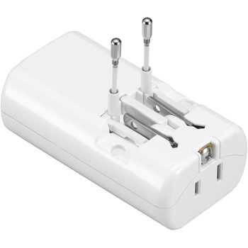 海外用マルチ変換プラグPD20W付白 YAZAWA(ヤザワコーポレーション)