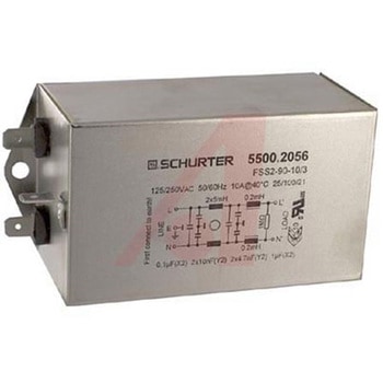 IECフィルタ ねじ取り付け 10A SCHURTER