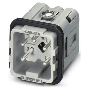 電源コネクタインサート オス 4極 24A 230 V、400 V D7 フエニックス・コンタクト