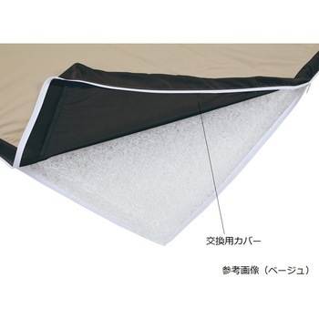 洗えるムレない体圧分散マットレス(二層一体構造) 交換用カバー ナビス(アズワン)