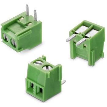 基板用端子台 2164シリーズ 7.62mmピッチ 1列 2極 緑 1袋 5個入 WURTH ELEKTRONIK
