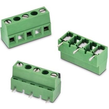 基板用端子台 2426シリーズ 10.16mmピッチ 1列 4極 緑 1袋 5個入 WURTH ELEKTRONIK