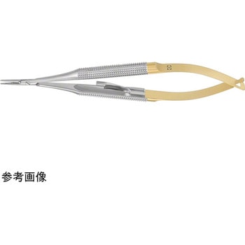 ダイヤダスト付マイクロ持針器 直 ラウンドハンドル FMシリーズ - ビー・ブラウンエースクラップ