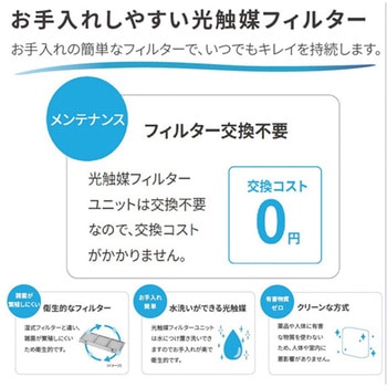 ウイルス抑制・除菌脱臭用UV-LED光触媒装置 UVish CSD-Bシリーズ 東芝