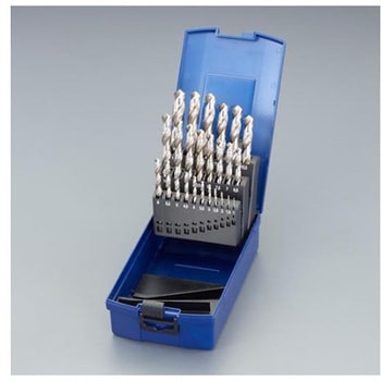 1.0-13.0mm/ 25本組 ストレートドリル HSS エスコ