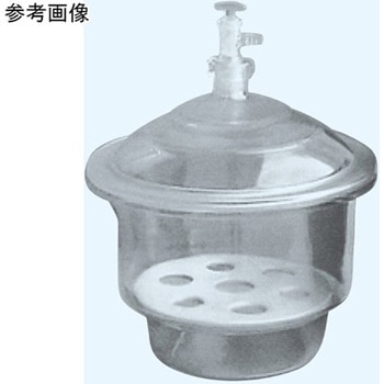 ガラスデシケーター(上口タイプ) 640シリーズ 日本理化学器械(NRK)