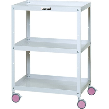 スチール製ワゴン色彩(イロドリ) 3段オープンタイプ ヤマテック