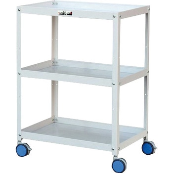 スチール製ワゴン色彩(イロドリ) 3段オープンタイプ ヤマテック