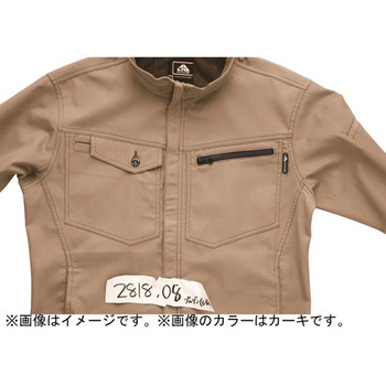 ドビー長袖ブルゾンオリーブ #2818-816シリーズ CUC(中国産業)