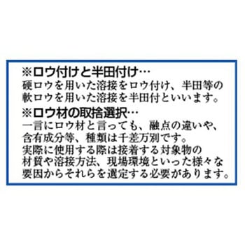 粉末銀ろう ロウ4g/フラックス4g エスコ