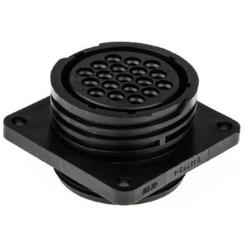 丸型コネクタ 19極 パネルマウント 1袋 200個入 TE Connectivity Japan(旧:TYCOELECTRONICS(タイコエレクトロニクス))