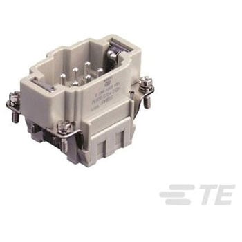 ヘビーデューティパワーコネクタ HDC HE シリーズ 6極 16A 500 V 1箱 10個入 TE Connectivity Japan(旧:TYCOELECTRONICS(タイコエレクトロニクス))