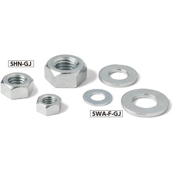 SWA-6.5-13-1-F-GJ 平座金(異種金属接触腐蝕防止処理) 1個 鍋屋