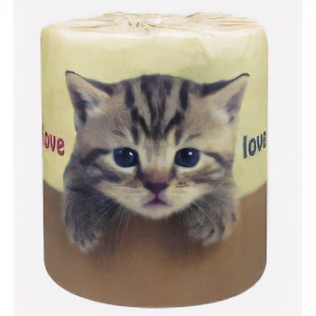 やっぱり猫が好き! 1RW 30m 114mm 1箱 100本入 - 林製紙