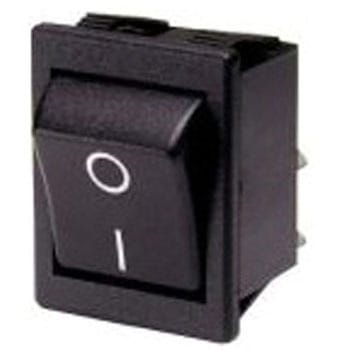 ロッカースイッチ 双極単投 DPST イルミネーション：なし カットアウト幅：22.3mm 1箱 500個入 BULGIN