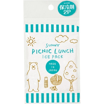 ホームレーベル ランチボックス用保冷剤2P パール金属