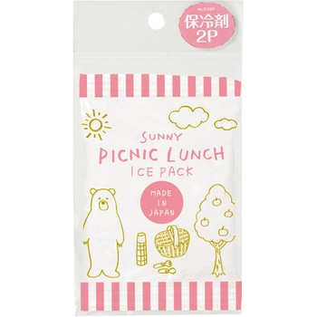 ホームレーベル ランチボックス用保冷剤2P パール金属