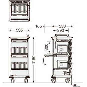 充電保管庫 LION (ライオン事務器)