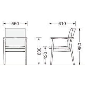 木製イス LION (ライオン事務器)