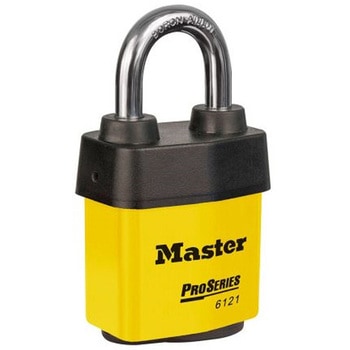 Yellow Pro Series padlock 6 pin cylinder 1箱 6個入 MASTER LOCK