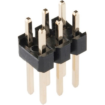 PRT-12807 Header - 2x3 Male、0.1inch SPARKFUN 1個 PRT-12807