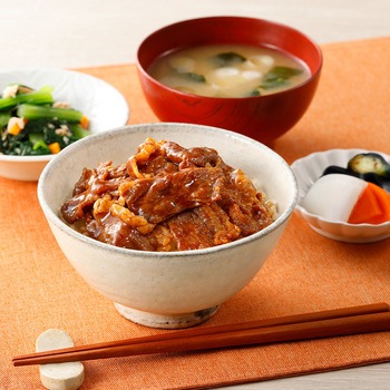 [冷凍]EC牛カルビ焼肉丼の具(お茶碗) - Edel Chef
