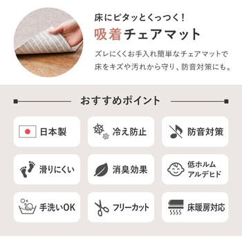 吸着 チェアマット 萩原