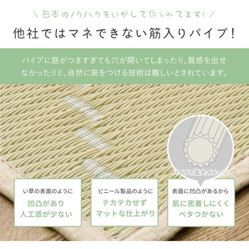 洗えるい草風カーペット モンド 萩原