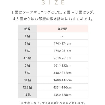 洗えるい草風カーペット モンド 萩原