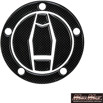 カワサキ 汎用 Z900RS/CAFE タンクキャップステッカー カーボンルック MAD MAX(マッドマックス)