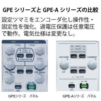 GPE-Aシリーズ 多出力直流安定化電源 テクシオ・テクノロジー(GW INSTEK)