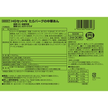 [冷凍]HGセットNたらバーグの中華あん ベスト