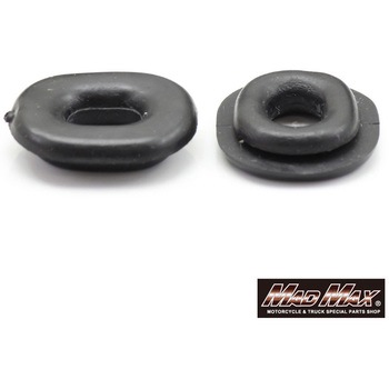 カワサキ系 サイドカバー グロメット TYPE2 楕円型 3個セット MAD MAX(マッドマックス)