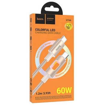 hoco U144 カラフルLED PD60Wケーブル JTT