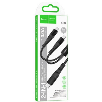 hoco X123 2in1 Type-Cケーブル JTT