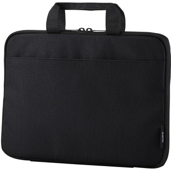 パソコンケース フルオープン PC操作可 撥水 軽量 スリム ハンドル付き 前面収納ポケット エレコム